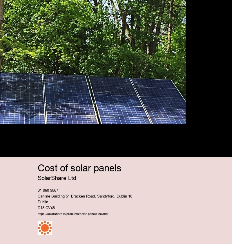 solar panel price