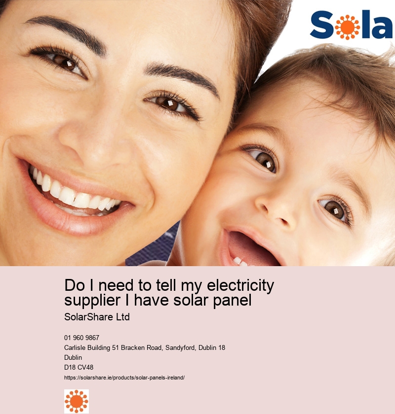 use of solar panels at home