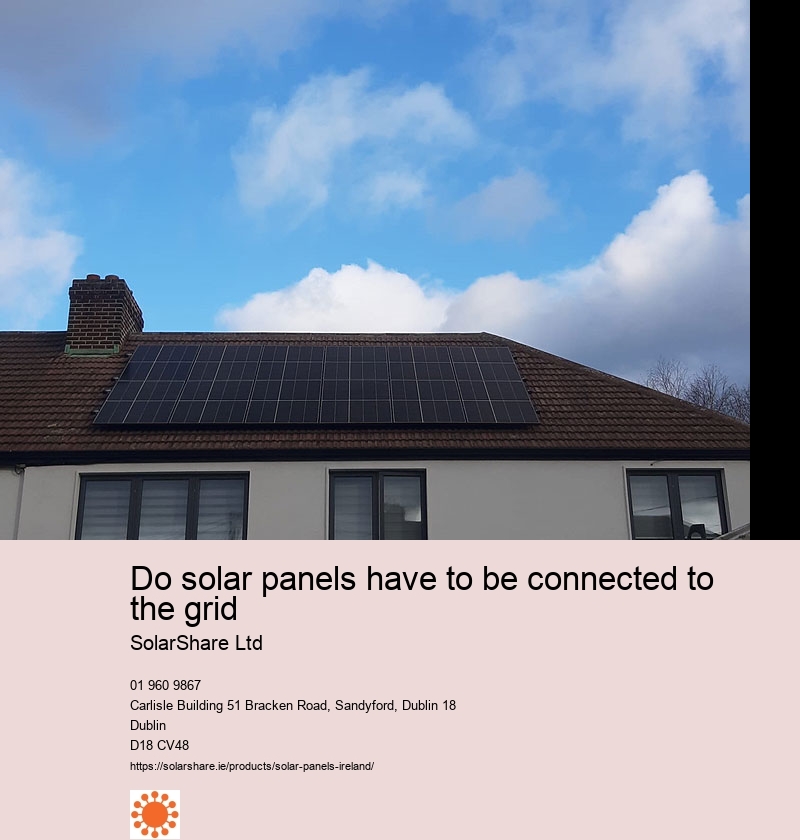 How do you connect solar panels to mains