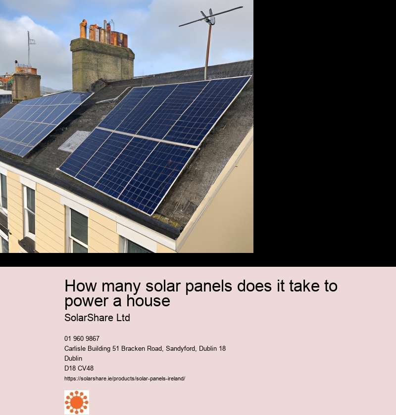 How many solar panels does it take to power a house